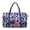 Blue Cow Print with Map, variant on Chririnla Blue Cow Print with Map Print Lightweight Luggage Bag Travel Duffel Bags for Women with Carry On Personal Item Design Fits Sports Gym