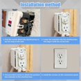 thumbnail image 5 of 6pcs Electrical Outlet Box Extender, with 12pcs Screws 1 Gang Switch, 5 of 5