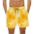 thumbnail image 2 of Jjayotai George Shorts Men Above the Knee, Men's Swim Trunks, Beach Swimming Shorts with Drawstring and Pockets, Mens Shorts, 2 of 5