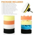 Drill Buffing Sponge Pads, EEEkit 11pcs 3inch Car Foam Woolen Polishing Pads Replacement Kit