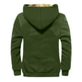 thumbnail image 3 of Chaquetas cargo amousa para hombre con forro polar sherpa, abrigo militar informal de invierno grueso y cálido, 3 of 3