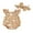 Beige, variant on Boho Rainbow Baby Girl Clothes Newborn Infant Ruffled Sleeveless Romper with Headband Outfit