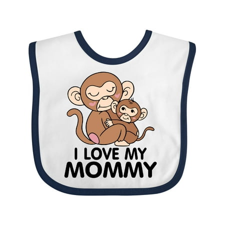 

Inktastic I Love My Mommy Gift Baby Boy or Baby Girl Bib