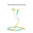 thumbnail image 2 of Auriculares con cable Cancelación de ruido Auriculares estéreo para juegos Auriculares intrauditivos de 3,5 mm Herramientas para juegos Accesorios para computadora de escritorio Amarillo Verde Scienceny EL005940-01, 2 of 7