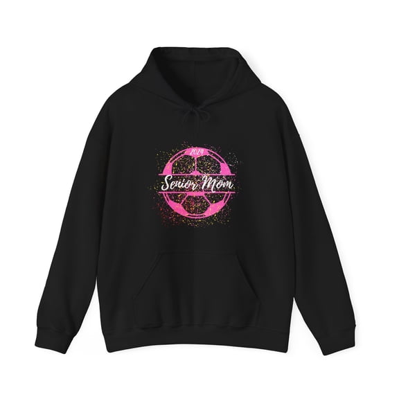 2024 Senior Soccer Mom - Unisex Heavy Blend Hooded Sweatshirt