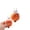 White, variant on Carrot Shape Squeeze Ball Cute Easter Bunny Style Large Soft TPR Slow Recovery Hand Grip Decompression Ball Pinch Knead Sensory, 1 Count