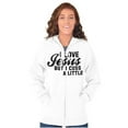 thumbnail image 3 of I Love Jesus But I Cuss a Little Zip Hoodie Sweatshirt Women Brisco Brands S, 3 of 5