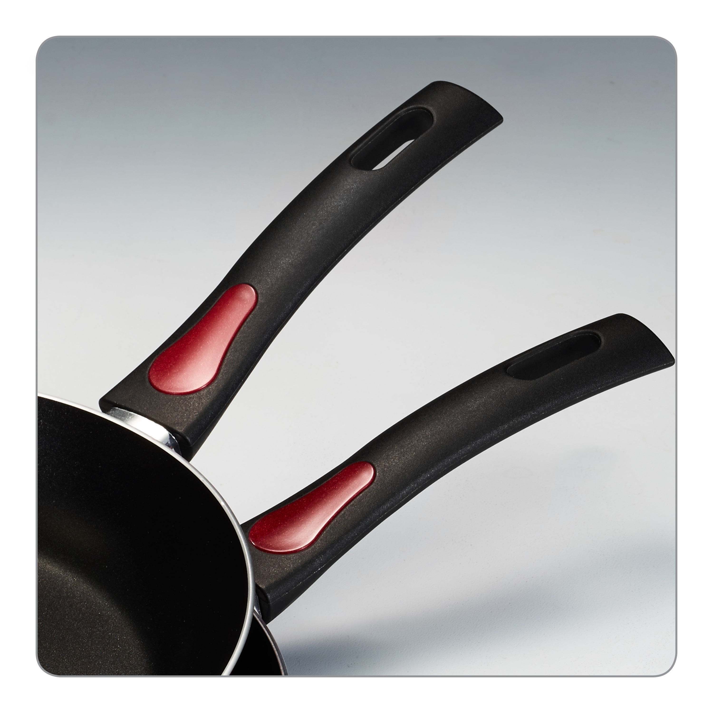 Tramontina Everyday 3 Pk Aluminum Nonstick Fry Pans – Metallic Red