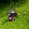 thumbnail image 2 of Solar Gnome Statue Garden Resin Dwarf Figurine Holding Welcome Sign with LED Lights Out Wedding D, 2 of 8