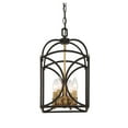thumbnail image 4 of Savoy House Talbot 4 Lights Small Metal Foyer Pendant in English Bronze, 4 of 5
