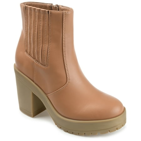 

Journee Collection Womens Riplee Almond Toe Platform Ankle Booties