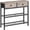 Gray, variant on HOOBRO 29.5" Narrow Console Table with 2 Fabric Drawers and 3-Tier Storage Shelves for Living Room Rustic Brown and Black BF72XG01