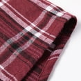 thumbnail image 3 of Mens Big & Tall Plaid Shirt, Short Sleeve Shirts for Men Summer Lightweight Casual Printed Button Down Lapel T-Shirts S-3XL, 3 of 7