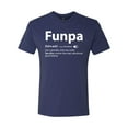 thumbnail image 2 of Wild Bobby,Funpa Like A Regular Grandpa Only Way Cooler, Father's Day, Men Premium Tri Blend Tees, Vintage Navy, Large, 2 of 3