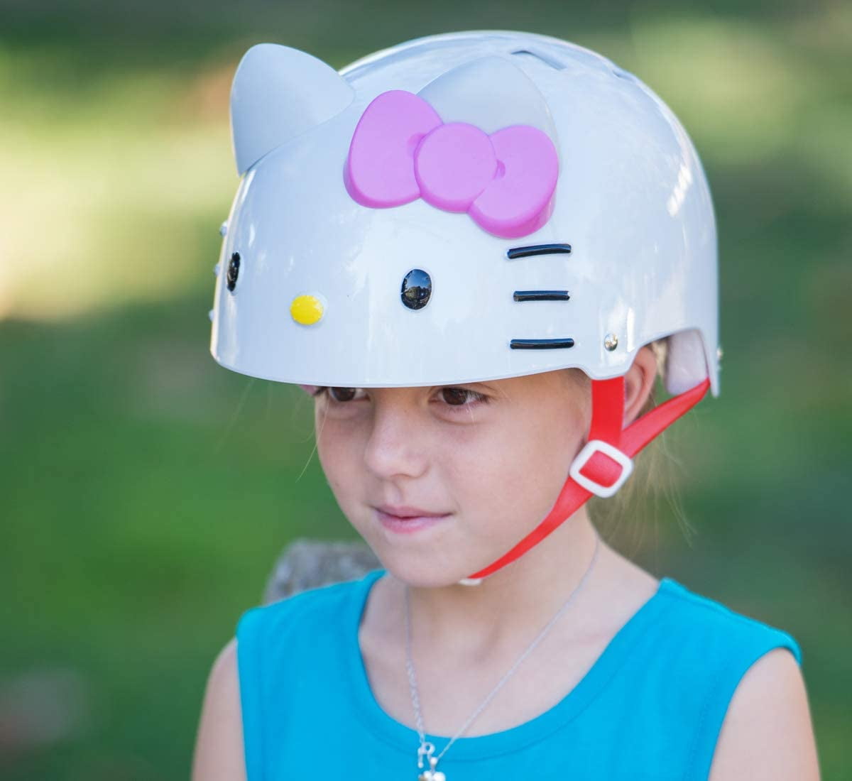hello kitty bicycle helmet