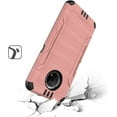 thumbnail image 4 of TJS Phone Case for Nokia G300 5G (N1374DL), Dual Layer Shockproof Brushed Armor Magnetic Metallic Phone Case Cover (Rose Gold), 4 of 6