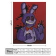 thumbnail image 6 of FNAF Throw Blanket Five Nights at Freddy Cute Flannel for Boys Girls Men Women, 6 of 7