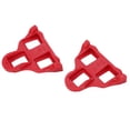 thumbnail image 2 of Tacos De Bicicleta, Material ABS Color Rojo Antideslizante Ajustable Diseño De 3 Orificios Pedales Clip De Placa Para Ciclismo ANGGREK Bike Cleats, 2 of 8
