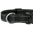 thumbnail image 5 of Country Brook Petz - Deluxe Black Reflective Nylon Dog Collar & Leash - Small, 5 of 6