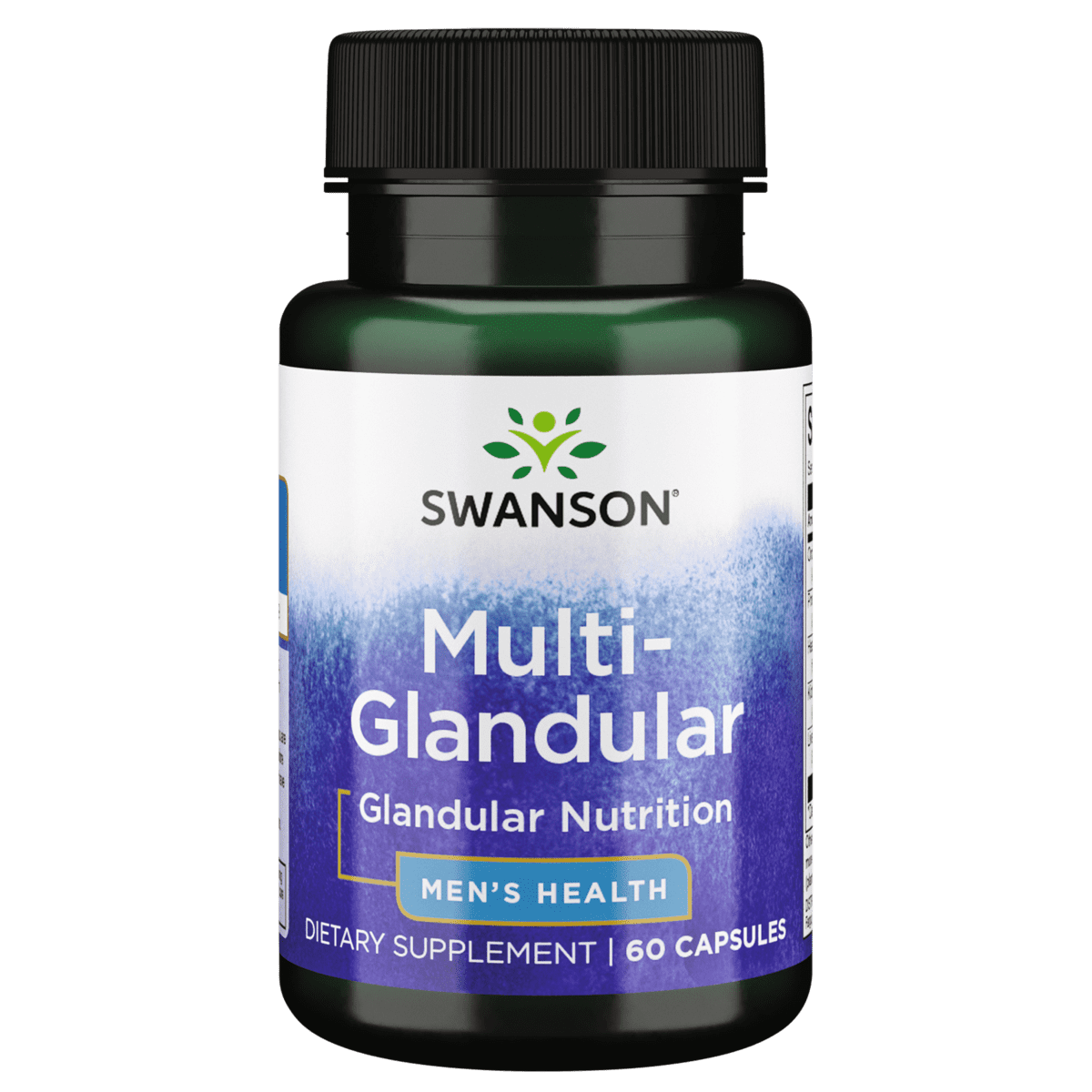 Swanson Raw Multi-Glandular For Men 60 Capsules