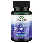Swanson Raw Multi-Glandular For Men 60 Capsules