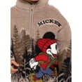 thumbnail image 7 of Mickey Mouse Toddler Boys Plush Fleece Half Zip Sweatshirt, Sizes 12M-5T, 7 of 7