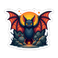 thumbnail image 1 of Colorful Fridge Magnet Spooky Refrigerator Magnet Halloween Magnetic Sticker Decorative Bat Magnet for Metal Surface Fridge Whiteboard, 1 of 4