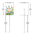 thumbnail image 6 of Eveokoki No Mow May Sign with Metal Stake 8 x 12 Inches No Mow May Yard Sign No Mow Signs Aluminum ​Garden Signs Outdoor for Lawn Yard Garden Decor, Easy to Install, 6 of 6