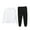 White, variant on Girls Back-to-School Hooded Tracksuit Girls 2 Piece Outfits Sweatsuit Soli𝖽 Color Long Sleeve Hoodies Pullover Sweatpants Kid Fall Winter Casual Tracksuit Set