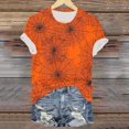 thumbnail image 5 of Duqingm Halloween Shirts for Women Short Sleeve Cute Print T Shirt Halloween Costumes for Women 2026,2XL, 5 of 6