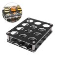 thumbnail image 1 of Wine Bottle Display Holder, Acrylic Impact Resistant Decorative Wine Bottle Rack Space Saving Stand Bartender Set for Home Kitchen Bar Tool[3X4 12grids], 1 of 9