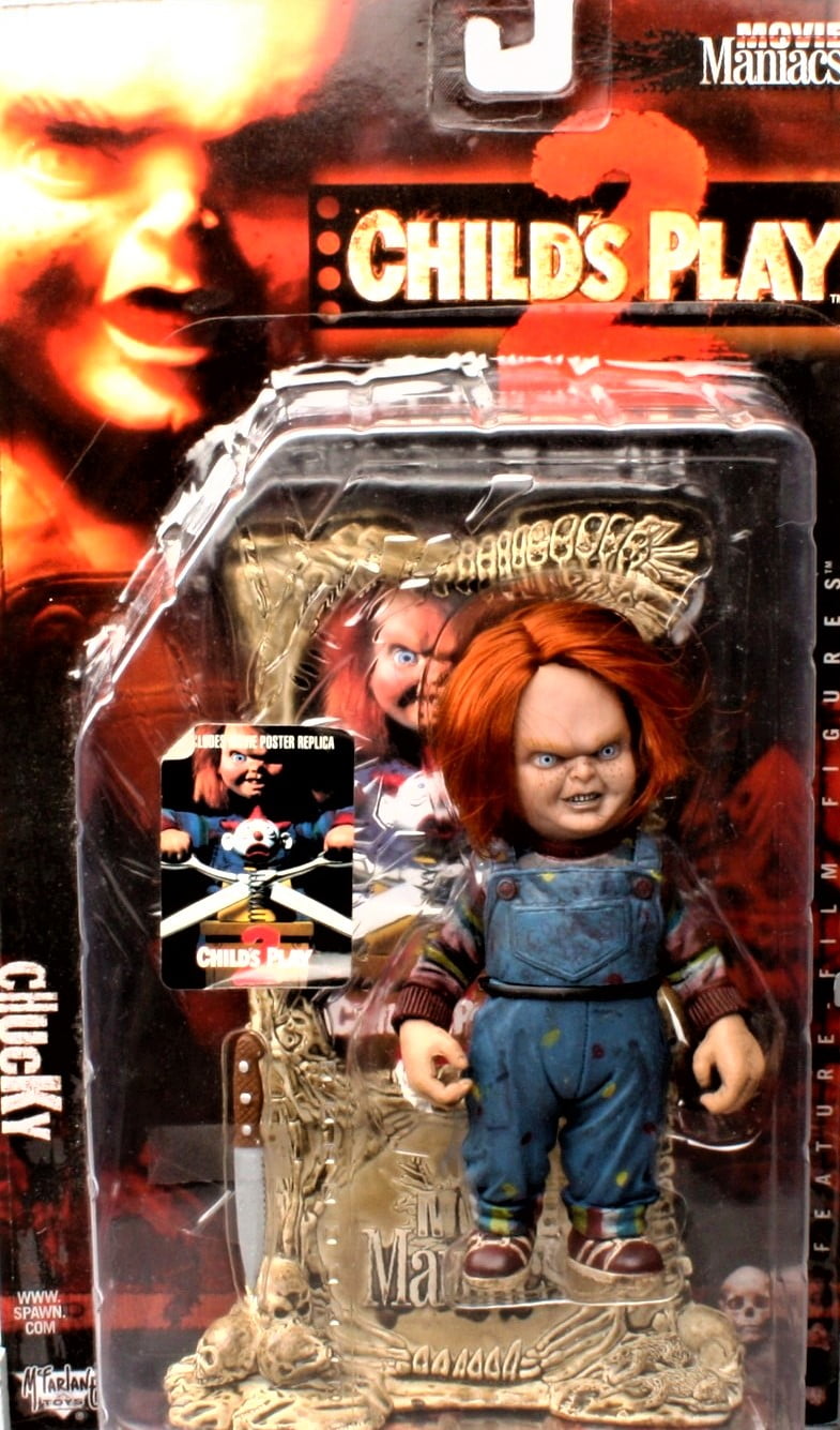 Child's Play 2 CHUCKY 12 Figure McFarlane Toys Movie Maniacs Doll Bride of  NEW!