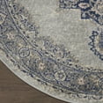 thumbnail image 3 of Nourison Tranquil Grey/Navy Area Rug, 3 of 8