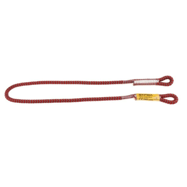 Dynwaveca 25kn 8mm Rope Outdoor Rock Climbing Resistant Friction Hitch Cord 80cm/100cm - Red, 100cm Red 100cm