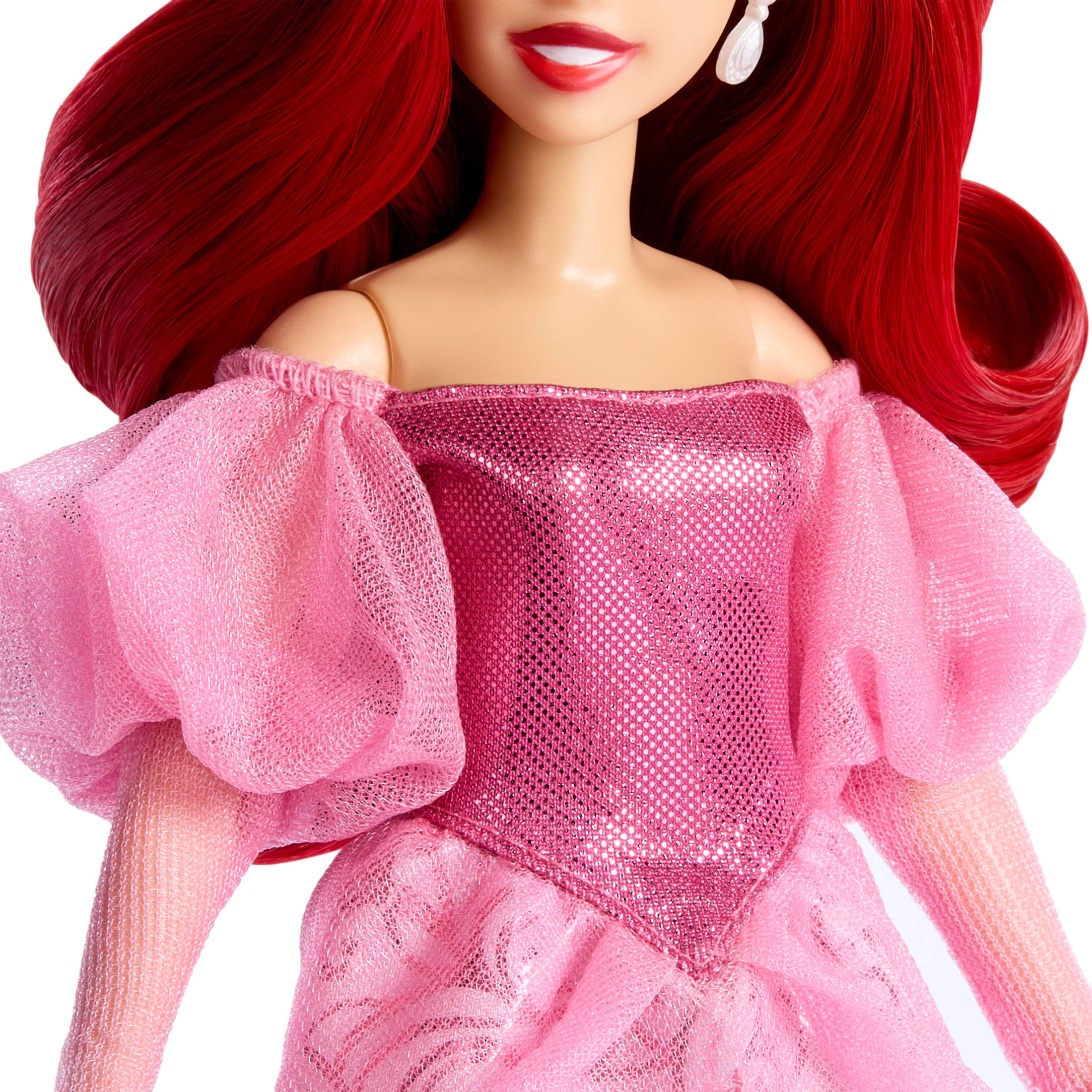 Disney Princess Ariel Fashion Doll Pink Sparkling Dress photo 4
