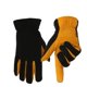 thumbnail image 2 of Guantes de invierno para hombres y mujeres, guantes de trabajo térmicos de piel de venado con aislamiento, forro polar cálido de algodón en climas fríos, 2 of 5