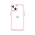 thumbnail image 1 of SaniMore iPhone 14 Plus Case (6.7 inch 2022 Release), Soft Shockproof TPU Bumper Crystal-clear PC Back No-yellowing Anti-drop Ultra-slim Lightweight Rugged Cover For iPhone 14 Plus, Pink, 1 of 5
