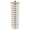 Burlywood and Silver：1PCS, variant on Ihvewuo Versatile Straw Organizer Container Convenient Straw Dispenser Straw Holder with Lid for Party Plastic Straw Organizer Container for Bar