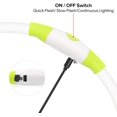 thumbnail image 3 of AMERTEER USB Rechargeable LED Dog Collar Glowing pet Dog Collar for Night Safety  Water Resistant Cuttable TPU Light Up Collars Fashion Light up Collar for Small Medium Large Dogs, 3 of 12