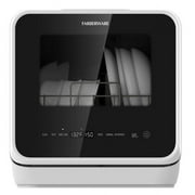 Farberware Countertop Dishwasher, Portable Dishwasher with Built-In Water Tank and 6-Place Setting Capacity