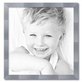 thumbnail image 2 of ArtToFrames 29" x 30" Light Silver Picture Frame, 29x30 inch Silver Wood Poster Frame (WOM-4827), 2 of 7
