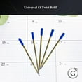 thumbnail image 6 of Garland Universal #1 Cross Compatible Ballpoint Pen Refill, USA Made, 1.0mm Medium Point, Smooth Writing, 5 Pack (Blue), 6 of 7