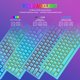 thumbnail image 4 of ZIYOULANG T50 60% Inalámbrico RGB Teclado y Mouse para Juegos 4000mAh Recargable, 64 Teclas TKL Diseño Ultracompacto, Mouse para Juegos Ligero para PC MAC PS4 Xbox Office Gamers-azul, 4 of 5