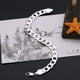thumbnail image 4 of Side Pulsera de Oro Blanco Pulsera de los hombres 8MM N-K Pulseras 6MM, 4 of 4
