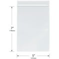 thumbnail image 2 of Plymor 5" x 7" (Pack of 500), 2 Mil Zipper Reclosable Plastic Bags, 2 of 4