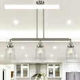 thumbnail image 7 of Innovations Lighting 213-S Canton Canton 3 Light 39" Wide Linear Chandelier - Brass, 7 of 7