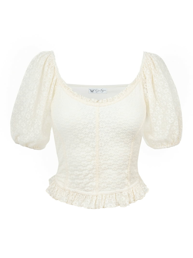 Jessica Simpson Women's Verona Lace Top, Sizes XS-XL - Walmart.com