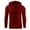 Red, variant on TIHLMK Hoodies Sweatshirt Men Sweatshirt Gym Long Sleeve Drawstring Hooded Plaid Pullover Hoodies Black