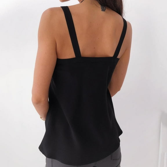 Aayomet Womens Workout Tops Crop Tops for Women Sleeveless Deep V Neck Workout Tops Plunge Ring Cleavage Cropped Tank Top,Black XL