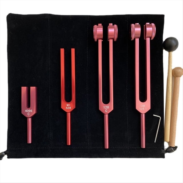 Juego de Diapasones de Resonancia de Aluminio para Instrumentos de Percusión Musical Terapéuticos.